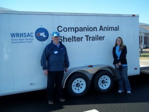 Disaster Animal Response Team equipment trailer